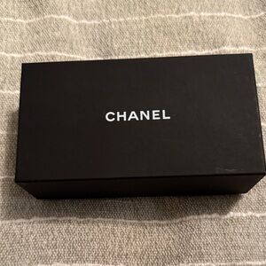 CHANEL Sunglasses  Black Gift Box with instructions and white envelope